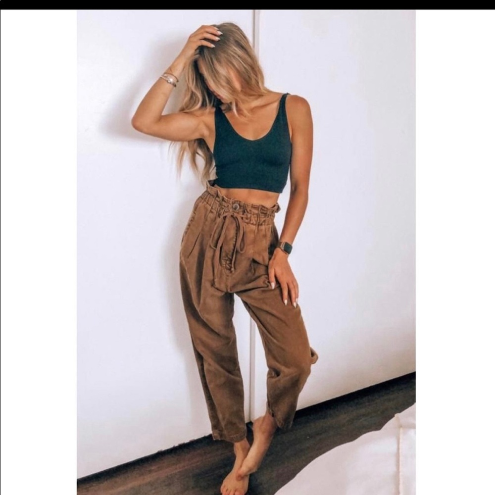 Free People Margate Pleated Trousers